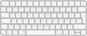 Apple Magic Keyboard Bluetooth® Keyboard German, QWERTZ, Macintosh White Rechargeable