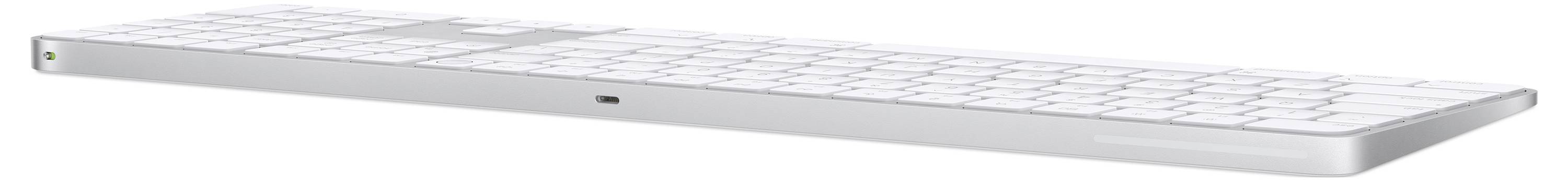 Apple Magic Keyboard Touch ID NumKey Bluetooth® Keyboard German, QWERTZ, Macintosh White Rechargeable, Fingerprint scann