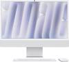 Apple iMac 24 Retina 4.5K (M4, 2024) 61 cm (24 inch) Silver Apple M4 10-Core CPU 16 GB RAM 256 GB SSD Apple M4 chip (10-core GPU) MD3H4D/A