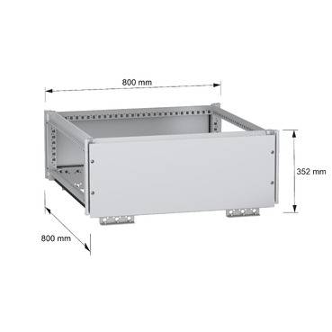 Schneider Electric NSYTBCN388 Upper busbar chamber, PanelSet SFN, for electrical housing B 800 x T 800 mm, IP55 Busbar c-2