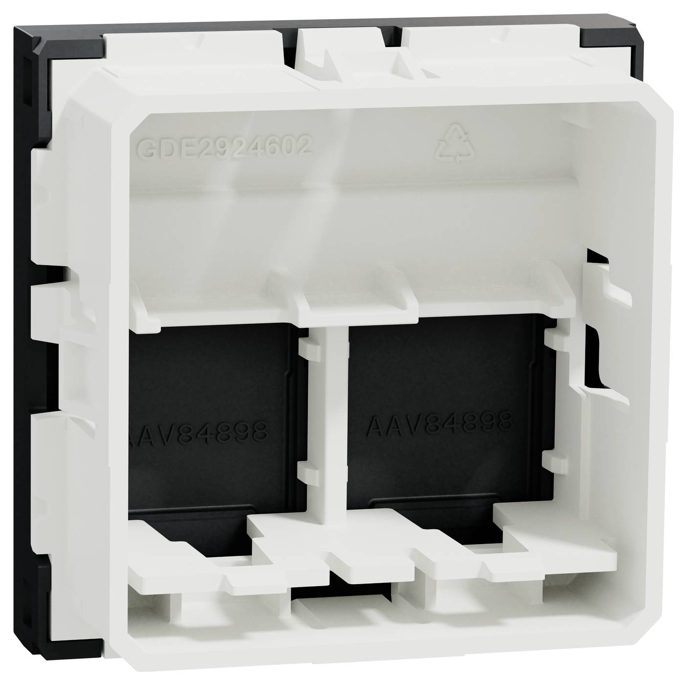 Schneider Electric NU942254 Network box (W x H x D) 45 x 45 x 27 mm 1 pc(s) Anthracite-1