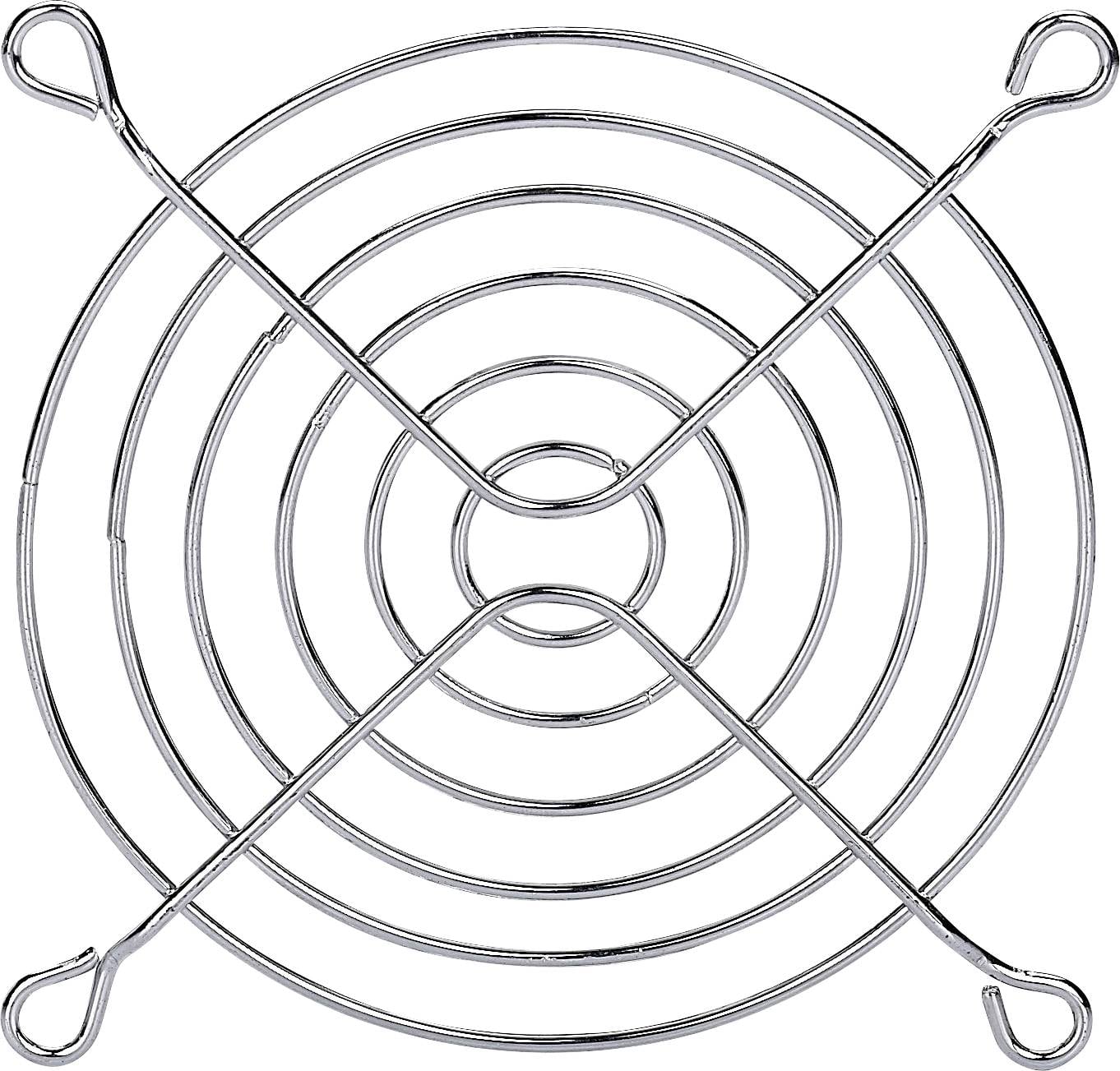 TRU COMPONENTS Fan grille 1 pc(s) (W x H) 110 mm x 110 mm Steel