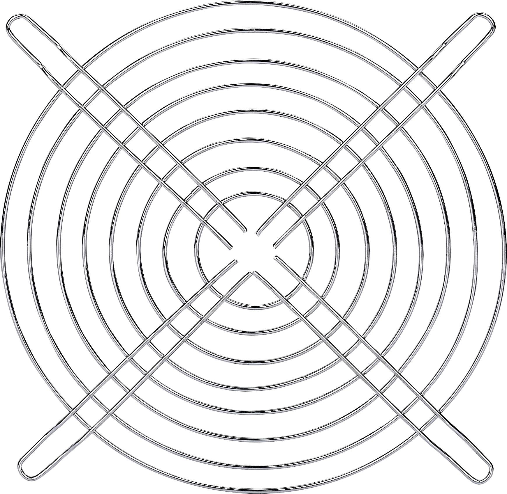 TRU COMPONENTS Fan grille 1 pc(s) (W x H) 172 mm x 172 mm Steel