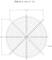Technical drawing of a 280 mm metal grille for a fan, with precise dimensions of 210 mm and 222 mm.