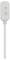 White magnetic charger with two gold-plated contacts on a white cable.