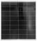 A solar module with dark solar panel cells arranged in a rectangular grid. It is used for generating solar energy.