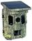 Camera with camouflage pattern and solar panel, developed for outdoor wildlife observation.