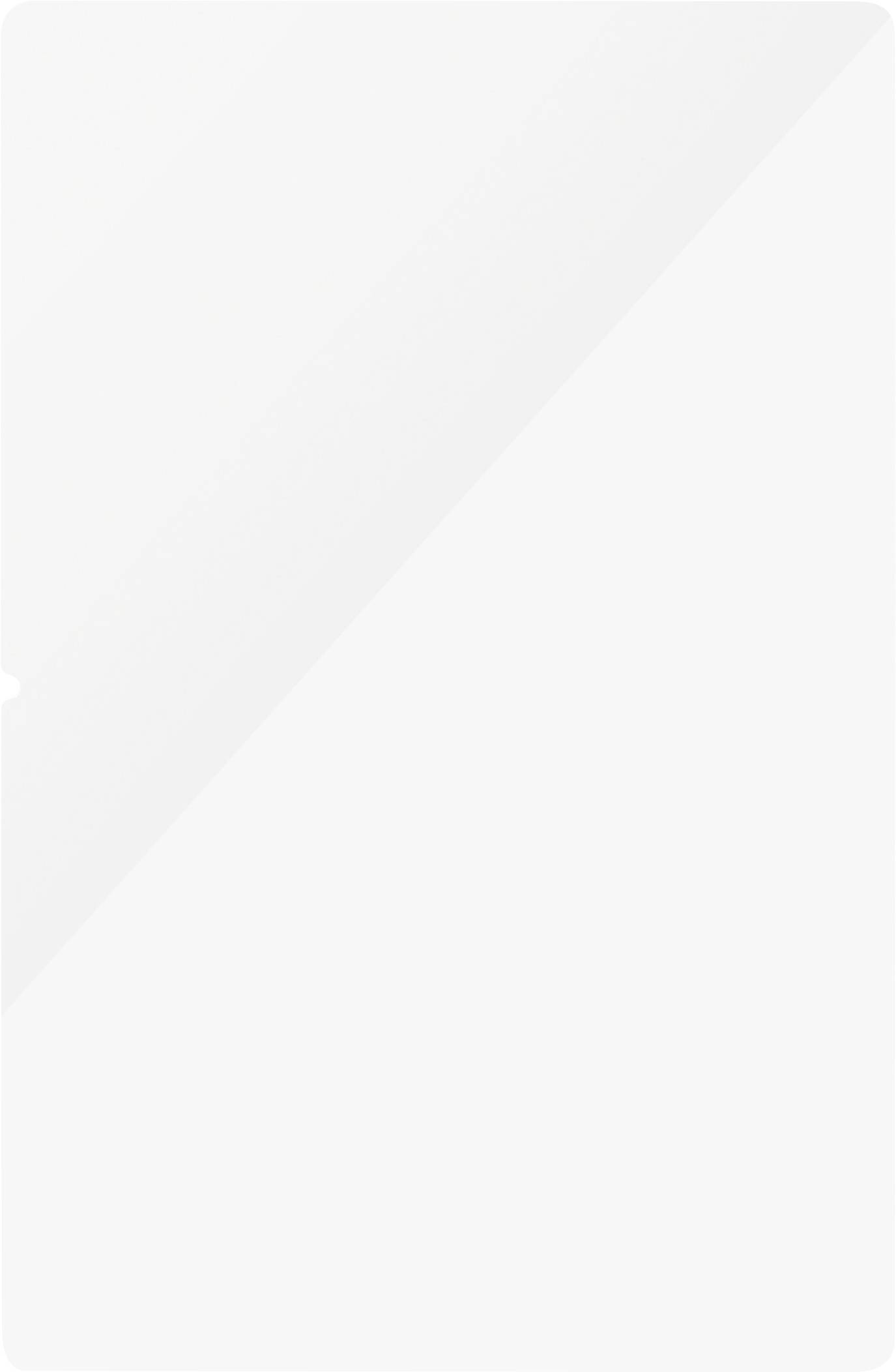 White sheet of paper with a slight shadow, running diagonally from corner to corner, presumably in portrait orientation.