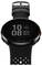 Black smartwatch with round display shows time 10:08 and date Monday, 20 May.