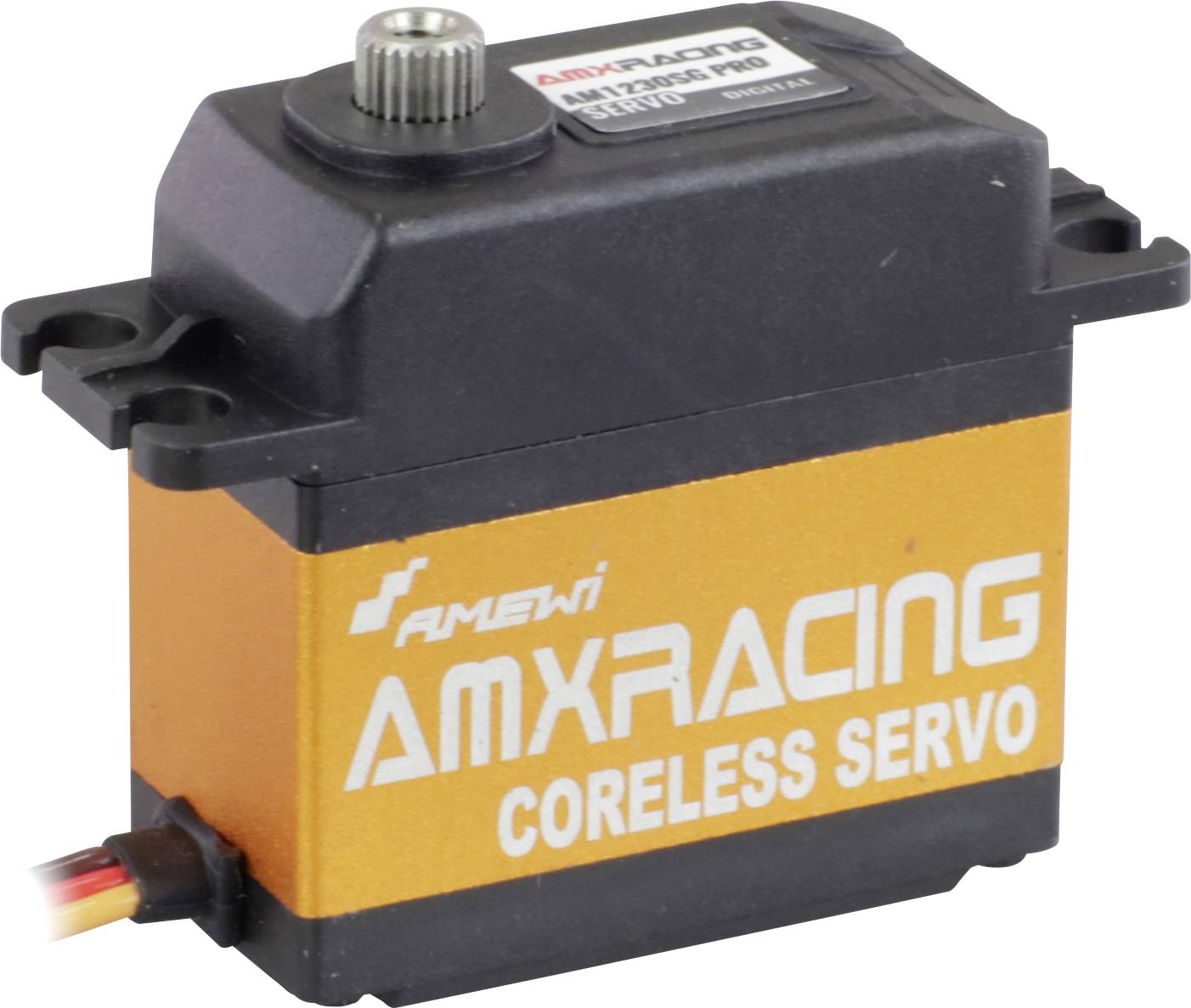 Image of Amewi Standard servo AMXRacing AM1230SG PRO Analogue servo Gear box material: Steel