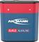 Blue and red alkaline block battery by Ansmann, marked with '3LR12'.