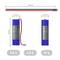A blue battery with dimensions 120 x 20 x 70 mm, 3.6 V, 2.6 A, 47 g. Shows two views and a cable.
