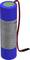 Blue cylindrical battery with grey label. Capacity 3350 mAh, voltage 3.6V. Black and red cable with plug attached at the top.