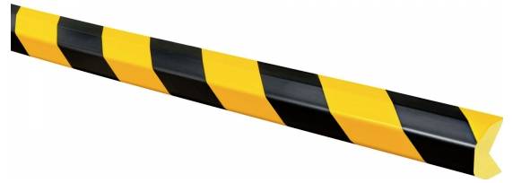 Moravia 422.29.433 Edge protector Black, Yellow (L x W x H) 1000 x 35 x 40 mm