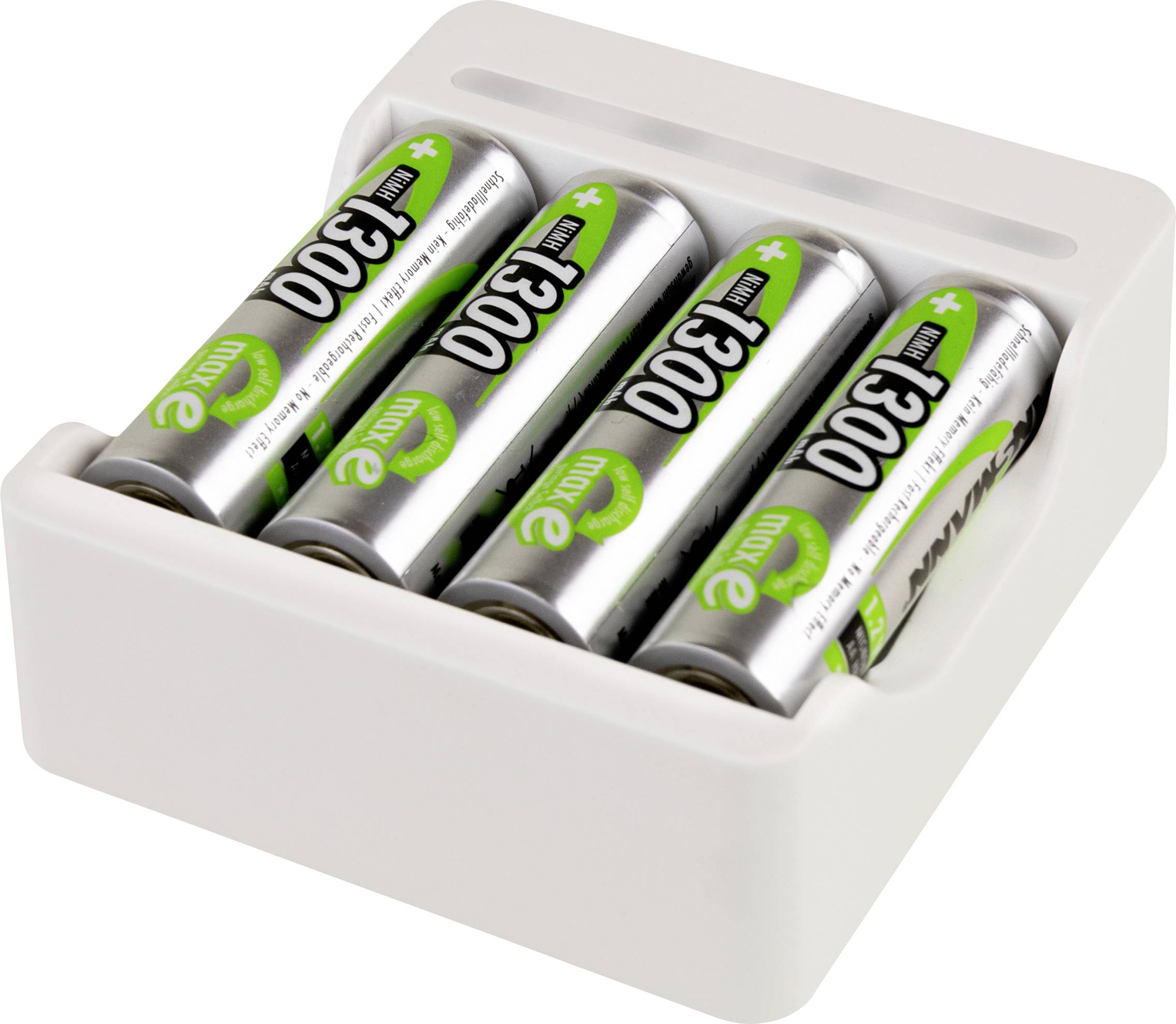 Ansmann USB universale di base IV Charger for cylindrical cells NiMH AAA , AA