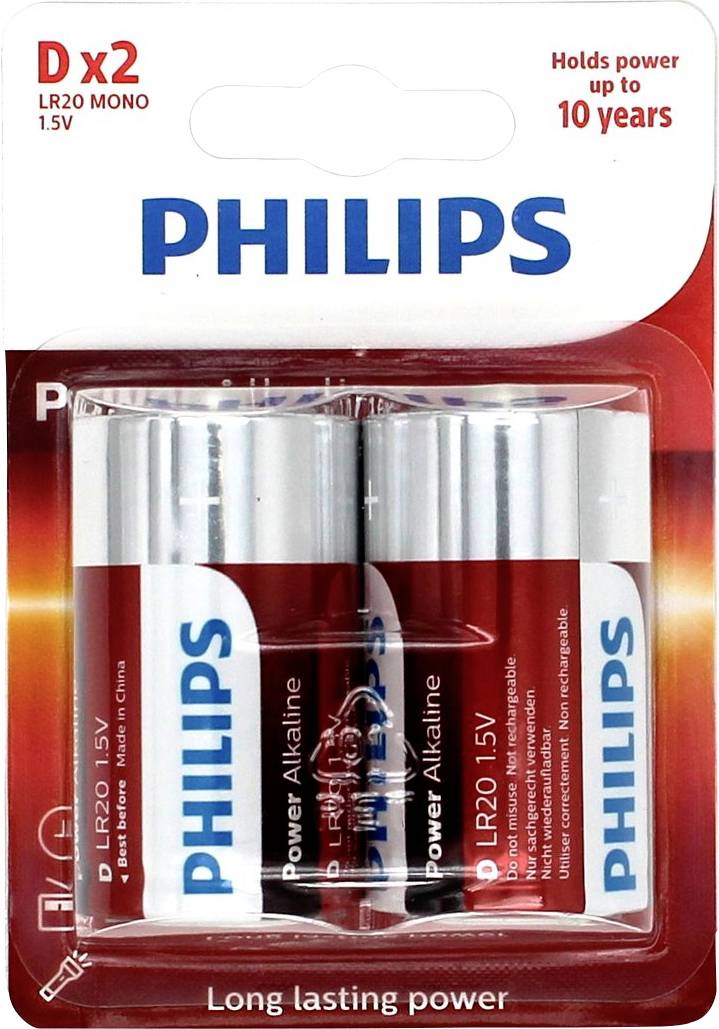Philips Ultra LR20 D battery Alkali-manganese 1.5 V 2 pc(s)