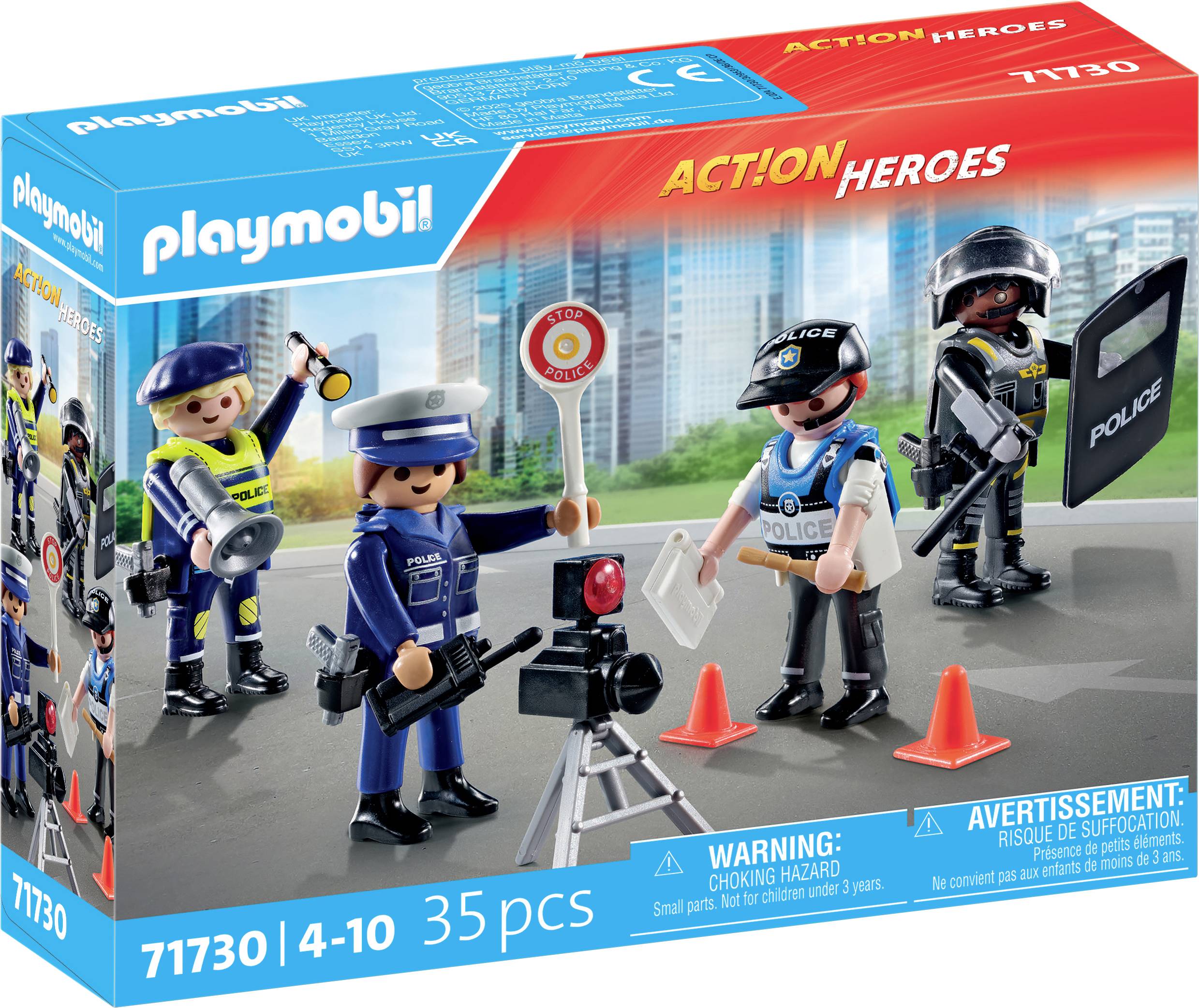 Playmobil® ACT!ON HEROES Police figure set 71730