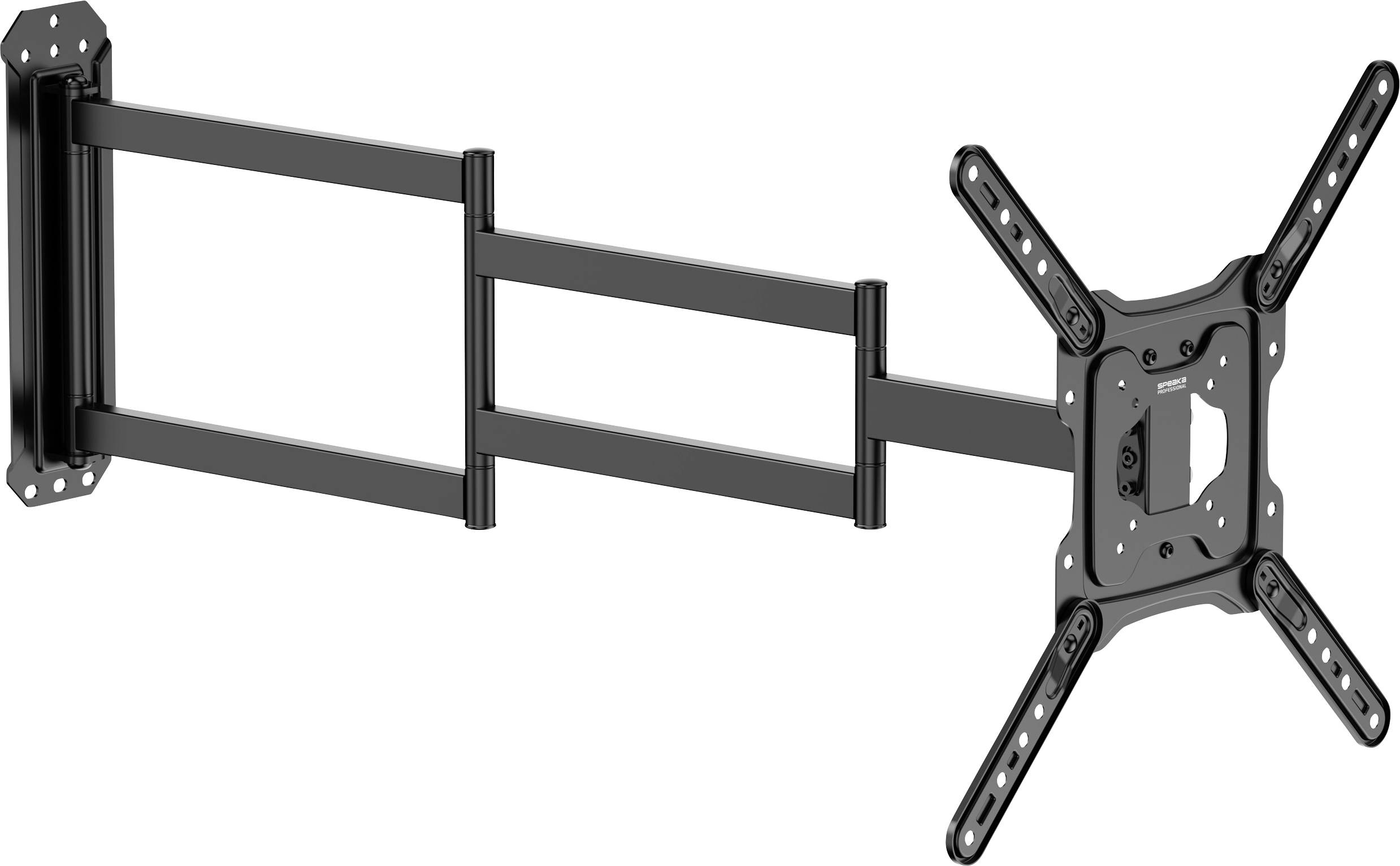 SpeaKa Professional SP-TVM-1000 TV wall mount 58,4 cm (23) - 165,1 cm (65) Retractable, Swivelling/tiltable
