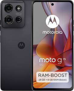 Motorola G75 Smartphone  256 GB 17.2 cm (6.78 inch) EEC B (A - G) Charcoal, Grey Android™ 14 Dual SIM