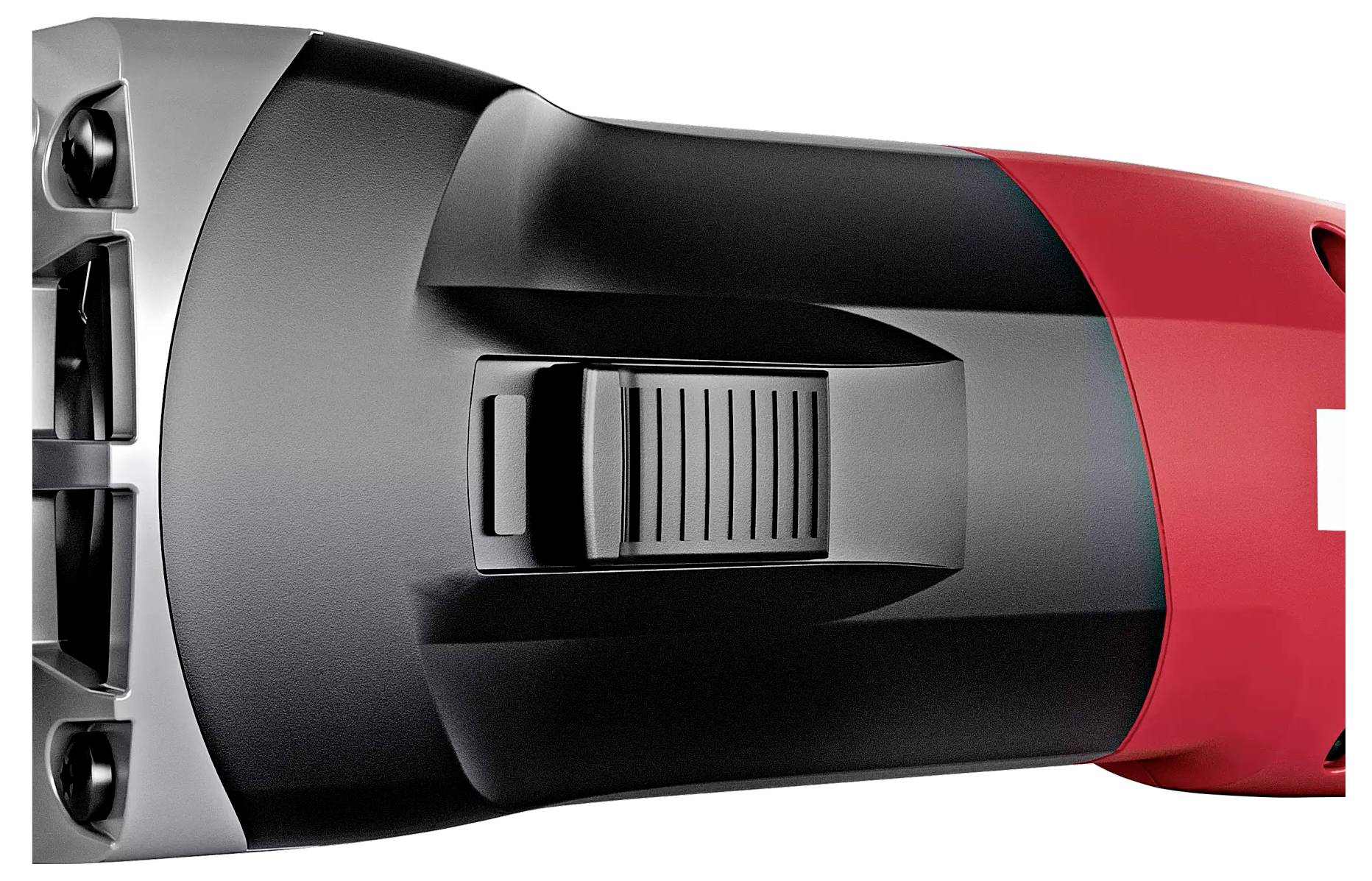 Pictured is an electric handheld circular saw with a grey and red casing, suitable for cutting wood and other materials.