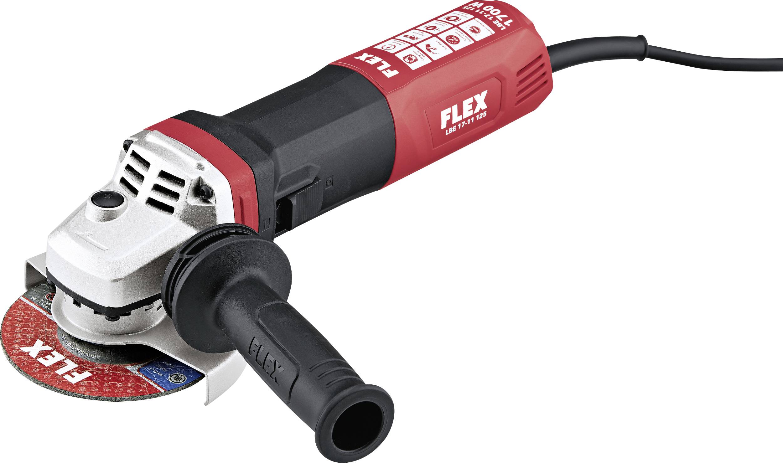 Flex LBE 17-11 125 230/CEE 447668 Angle grinder 125 mm 1700 W 230 V