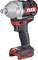 Cordless impact driver with grey and black casing and red handle. Large 'FLEX' lettering on the body.