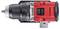 Battery drill/driver in black and red with brushless motor and torque adjustment. Device viewed from above.