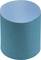 A cylindrical blue foam block that can be used as a support or training aid.
