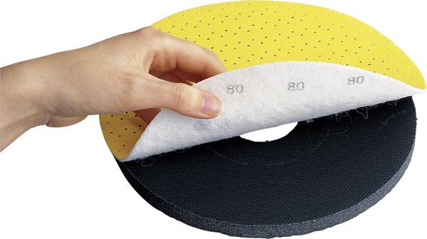 Padded adapter for hook-and-loop paper Flex 483117