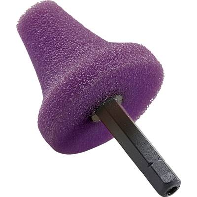 Lila grinding bit with a hexagonal shank, used for polishing or grinding materials.