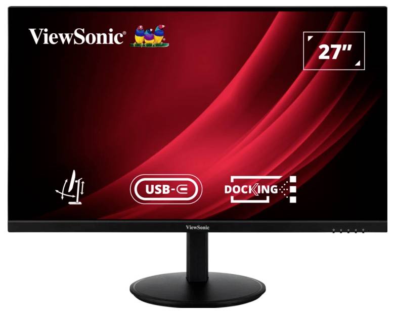 Viewsonic VG2709U-2K LED EEC F (A - G) 68.6 cm (27 inch) 2560 x 1440 p 16:9 4 ms HDMI™, DisplayPort, Audio stereo (3.5 mm jack), USB A (USB 3.1 1st gen), USB