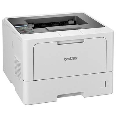 A white printer with the 'Brother' label on the front, displaying control elements on the top left surface.