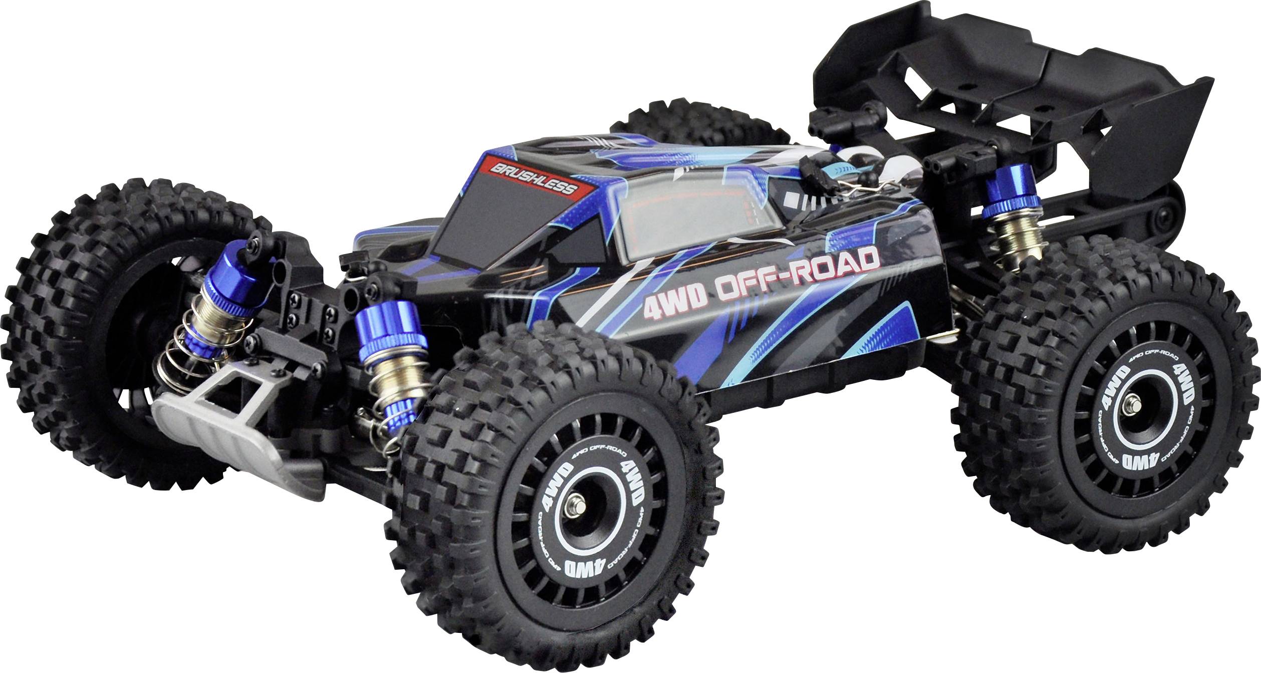 Amewi Hyper GO Pro Blue Brushless 1:16 RC model car Electric Buggy 4WD RtR 2,4 GHz