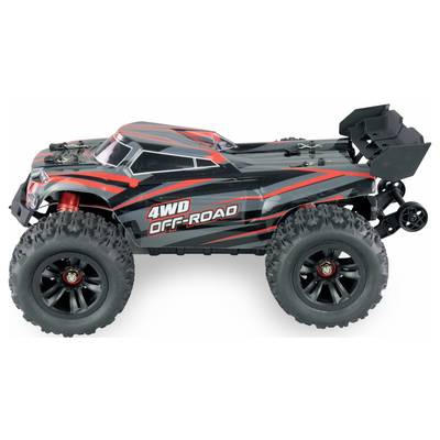 'RC car with 4WD off-road marking, robust design, large tyres, suitable for challenging terrain.'