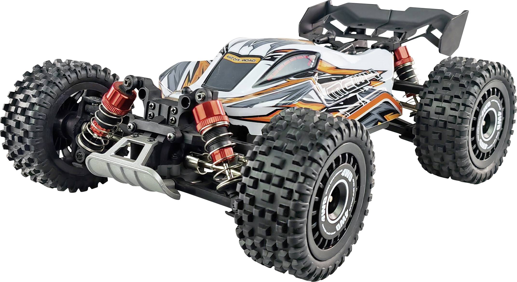 Amewi MEW4 White Brushless 1:16 RC model car Electric Buggy 4WD RtR 2,4 GHz