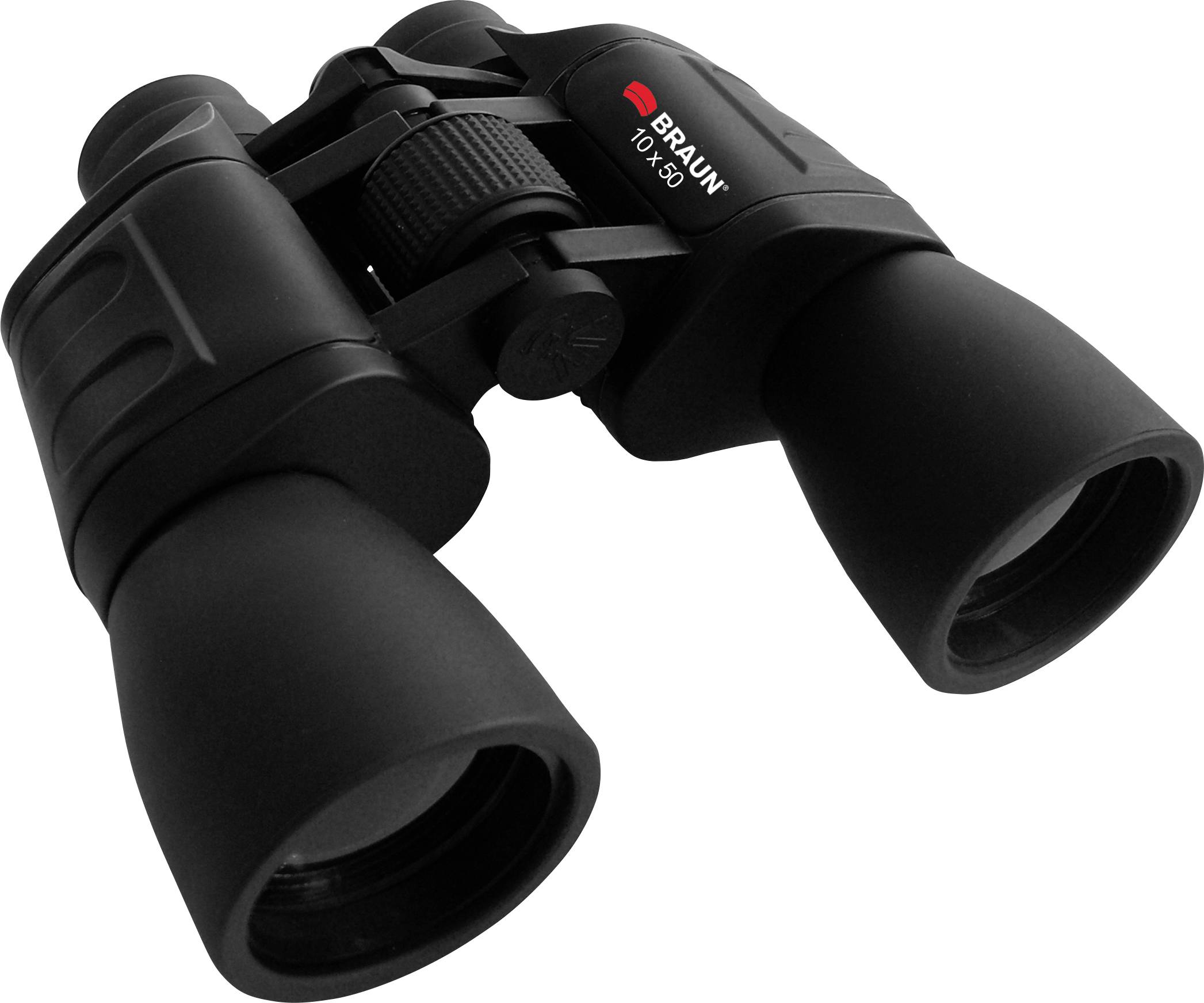 Braun Phototechnik Binoculars 20166 10 x 50 mm Porro prism Black 20166
