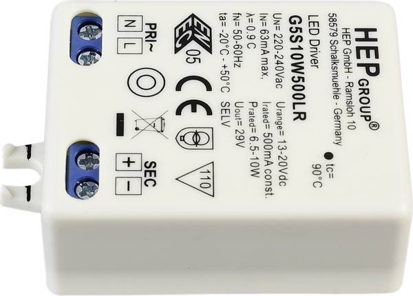 Deko Light 862238 LED driver  Constant current 10 W  13 - 20 V DC  1 pc(s)