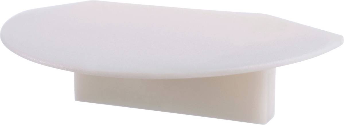Deko Light 978080 Endkappe P-ET-01-08 Set 2 Stk, Weiß U-section rail end cap Plastic (L x W x H) 23 x 16 x 7 mm 1 pc(s)