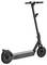 A black electric scooter with a sleek design and robust tyres, suitable for urban mobility and environmentally friendly transportation.