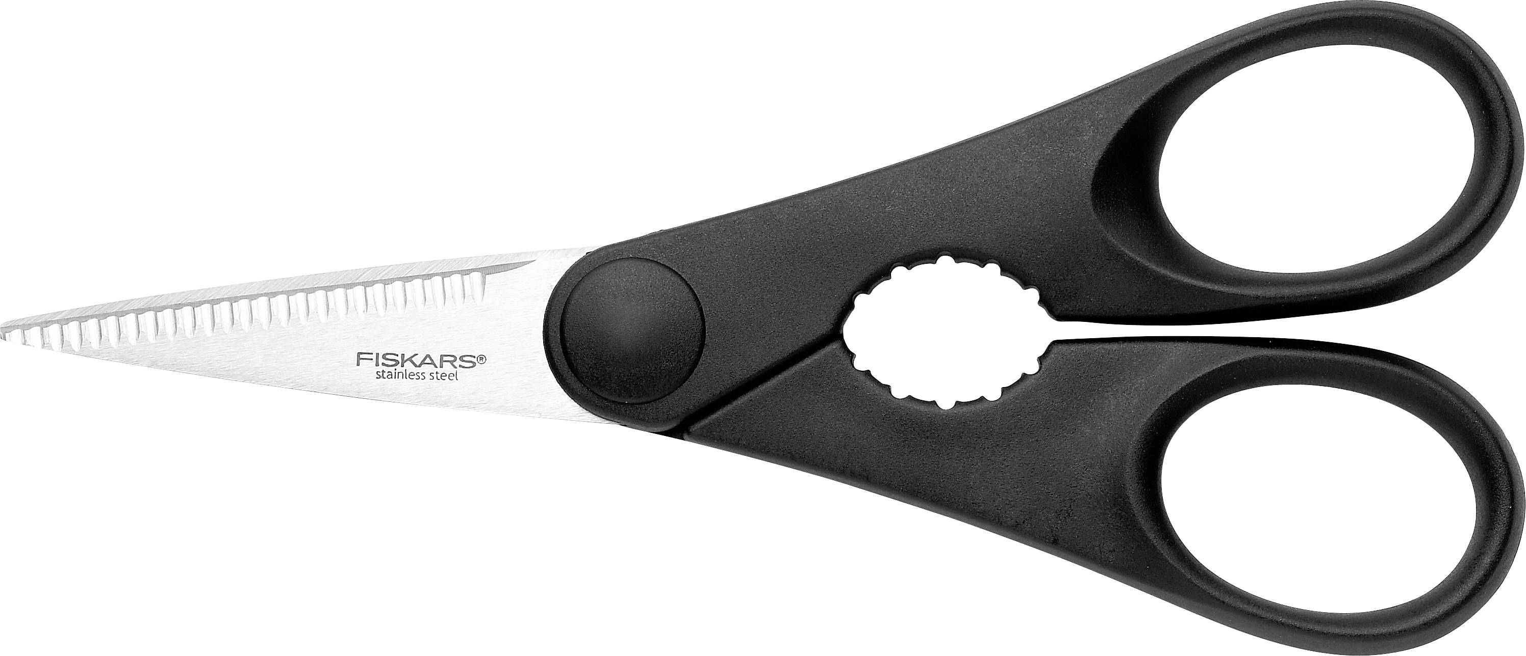 Fiskars 1023820 Kitchen scissors Left-handed, Right-handed 200 mm Black