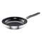 Non-stick frying pan with a black handle, set against a white background. Ideal for frying and preparing meals.