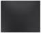 A plain, rectangular, black mouse mat with a smooth surface.