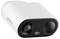White security camera with a black front showing the lens and motion sensor. Camera by the brand 'Imou'.