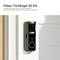Video doorbell mounted on a wall, showing camera and doorbell button. Description: 'Video Doorbell 2S Kit, 2K Image Quality, Night Vision'.