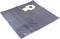 Fabric vacuum cleaner bags with a rectangular neck, designed for collecting dust and dirt in vacuum cleaners.