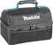 Black Makita tool bag with zip, carry handle and side mesh pocket.
