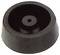 A small, round magnet with a metal casing and a dark centre, suitable for attaching to magnetic surfaces.
