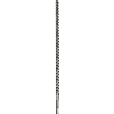 A long, metallic thread with a smooth tip, most likely a screw or bolt.