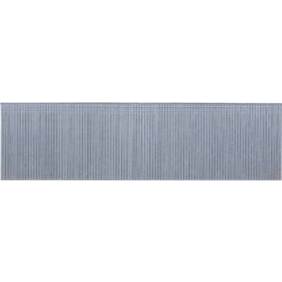 A rectangular artwork with vertical blue and grey stripes that cover the whole canvas harmoniously at regular intervals.