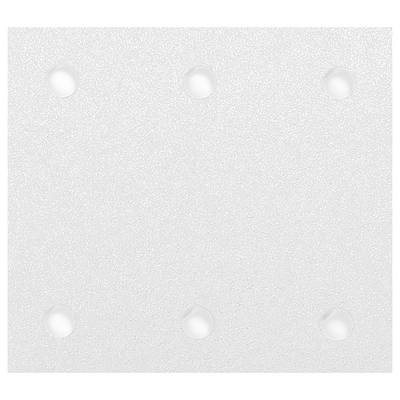 White square tile with a pattern of small, raised dots at regular intervals. Simple, textured design.